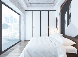 GRAFIC LOFT Спальня1