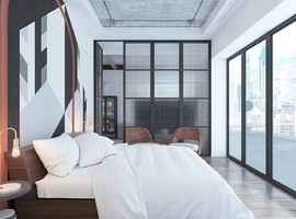 GRAFIC LOFT Спальня2
